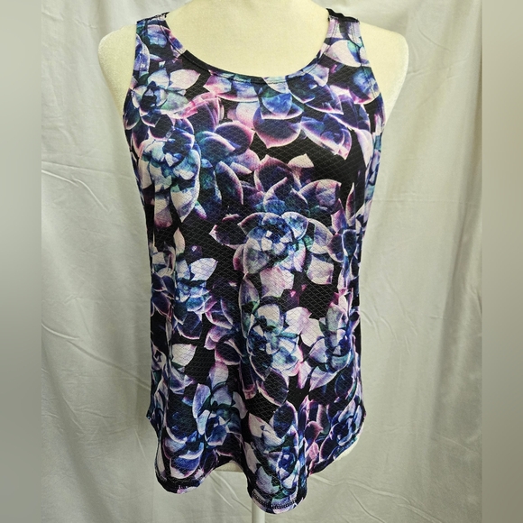 Active 8 Tops - Active 8 - Multi-Colored Tie Dye Tank Top - (M)